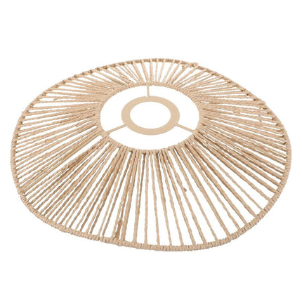 Woven Paper Rope Lamp Shade Rustic Ceiling Light Shade for Living Room Decor