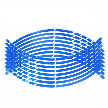 18" Reflective Rim Tape Wheel Stripe Decal Trim Sticker For Car Motorcycle