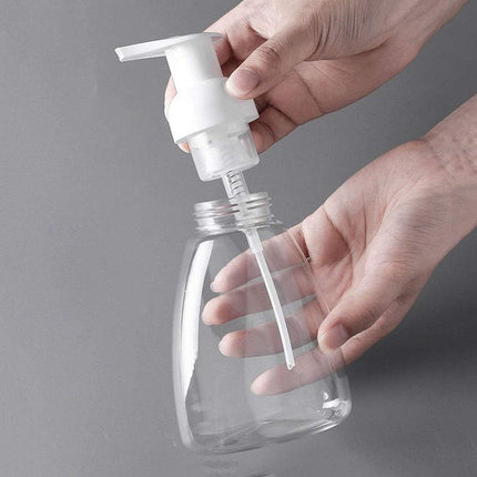 6Pcs 250ml Foaming Bottle Push Pump Portable Hand Sanitizer Foaming Dispenser