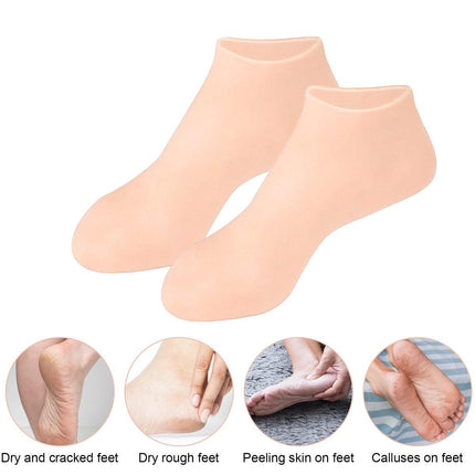 Silicone Protective Moisturizing Foot Cover Crack Resistant Softening Foot Cover