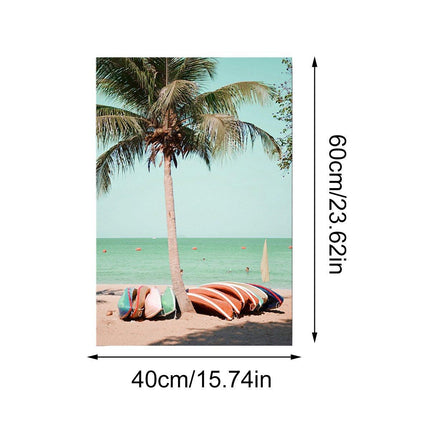 Living Room Wall Art Decorative Painting Beach Seaside Travelling Landscape