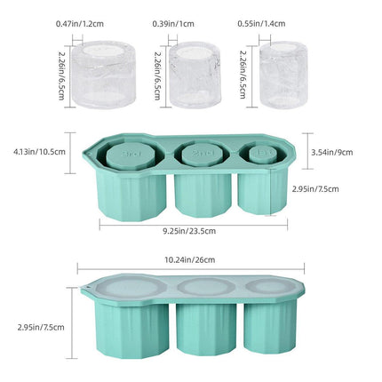 Silicone Ice Lattice Mould Easy Release Ice Cube Tray for Smooth Ice Making