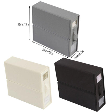 4pcs Simple Pure Colour Storage Boxes Organizer Home Office Storage Solution