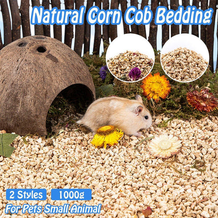 Plants Corncob Bedding Nest Pad for Hamster Rabbit Hedgehog Small Pet Supplies - Aimall