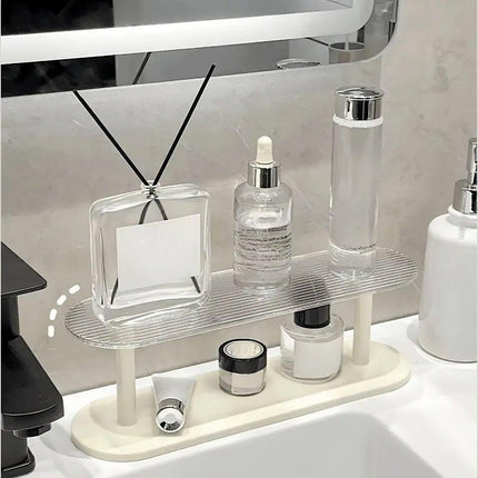 Desktop Organizer Rack 2 Tier Storage Shelf Office Display Stand Space Saver