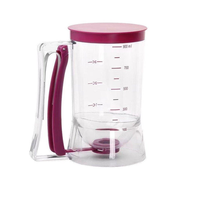 900mL Batter Dispenser Waffle Kitchen Measuring Cupcake Pancake Baking Tool Cup