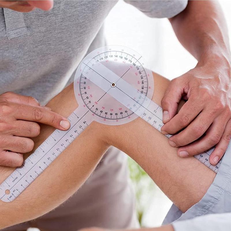 49CM 360 Degrees Calibrated Goniometer Physio Medical Joint Angle ...