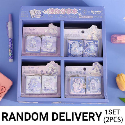 Kids Hand Book Planner Notebook Mini Organizer with Postcards Children Gift Idea RANDOM DELIVERY - Aimall