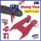 Chainsaw Bar Chain Stump File Vice For All Makes Universal Sharpening Tool Part - Aimall