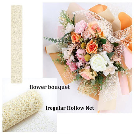 Chocolate wrapping paper rolls in four vibrant colors for flower and gift packaging