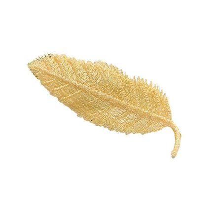 For Women Sweet Leaf Gradient Color Cute Hairpins Barrettes Side Clip Hair Clip - Aimall