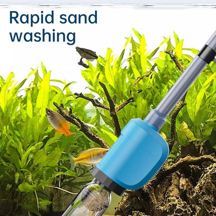 Aquarium Multi-function Water Changer Suction Pump For Tank Cleaning Fish Waste