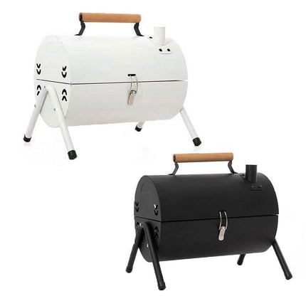 Grillz Charcoal BBQ Portable Grill Camping Barbecue Outdoor Cooking Smoker - Aimall
