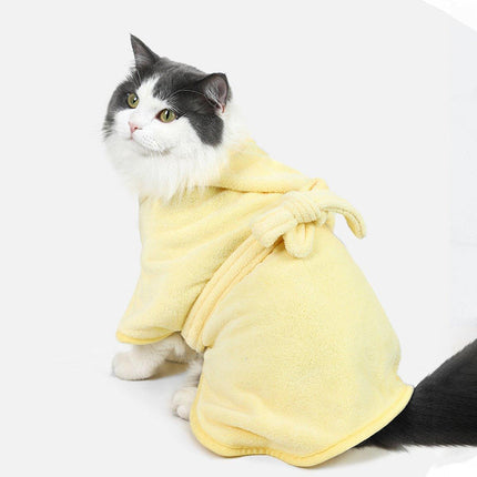Absorbent Dog and Cat Bath Towel Quick Dry Microfiber Pet Bathrobe for Pets