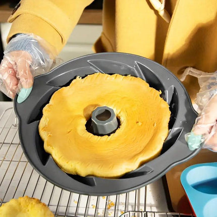 Silicone Cake Mould Non-Stick Baking Mould for Cupcakes Brownies and Desserts
