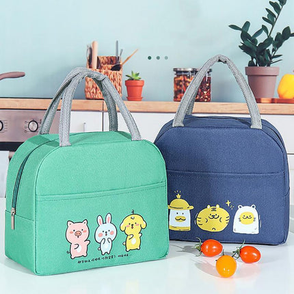 Cartoon Bento Bag Little Yellow Duck Lunch Bag Storage Insulation Bag - Aimall