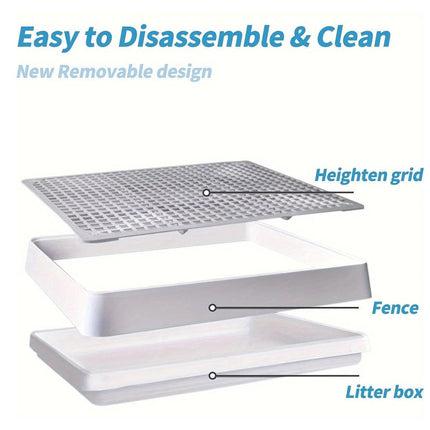 Rabbit Toilet Animal Toilet for Small Pets Litter Box Clean Hygiene Accessory