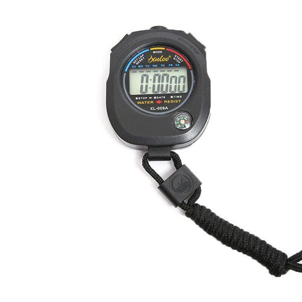 2X Handheld Stop Watch Digital Chronograph Counter Sports Stopwatch Timer Alarm - Aimall