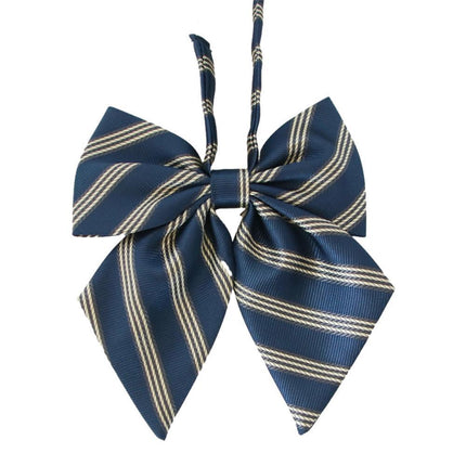 For Women School Uniform Checkered Lovely Sailor Style JK Japanese Collar BowTie - Aimall