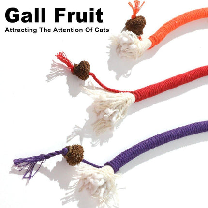Durable Interactive Chew Rope Toy for Cats Kittens Pet Teeth Cleaning Play Toy