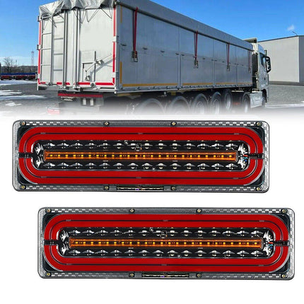 Truck Trailer LED Tail Light Sequential Turn Signal Lamp for RV Decoration
