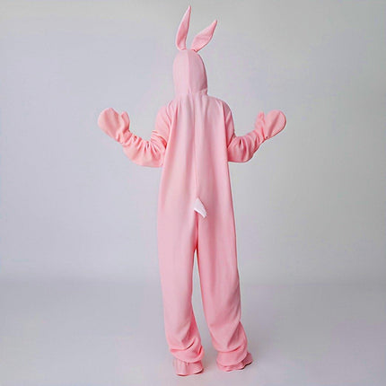 Halloween Rabbit Stage Costume Pink Rabbit Costume Adult Animal Costume Pajamas - Aimall