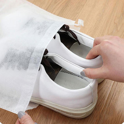 200PCS Drying Dispos Non-woven Storage Small White Shoe Protect Sun Bag Cover - Aimall