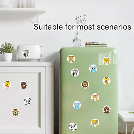 2 Rolls Animal Thank You Stickers for Toy Packaging and Decorative Gift Labelling