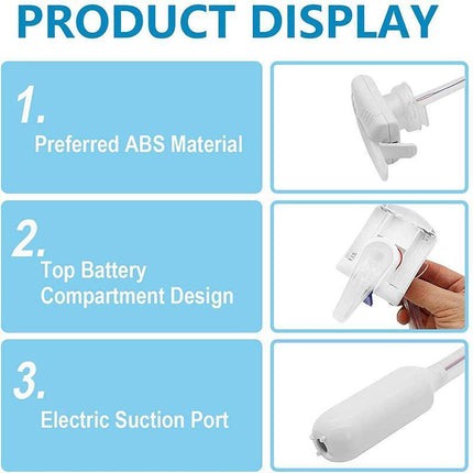 Magic Tap Automatic Electric Water Drink Milk Dispenser Beverage Spill Proof Blue - Aimall