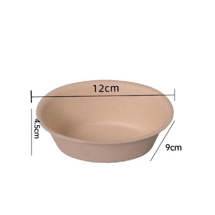 100X Biodegradable Catering Paper Bowls 220ml-450ml Disposable Ice Cream Dessert - Aimall