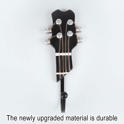 3pcs Guitar Theme Decorative Hooks Wall Mounted Hooks for Home and Office Use