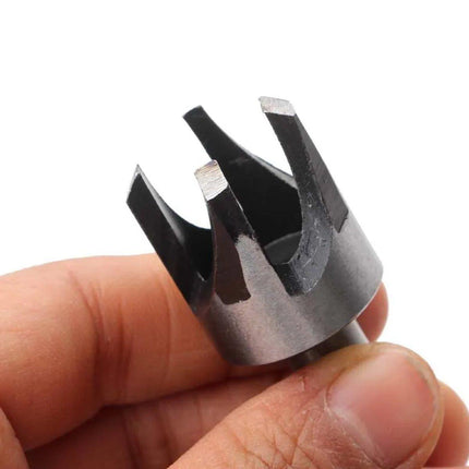 8 PCS Wood Plug Hole Cutter Dowel Maker Cutting Tools Shank Drill Bits With Box - Aimall