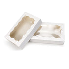 50pcs Rectangular Kraft Paper Window Box Gift Packaging Boxes Party Favors