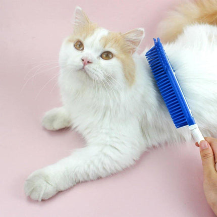 3PCS Pet Hair Remove Brush Car Detailing Brush Portable Dog Rubber Massage Brush