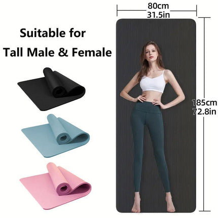 Yoga Mat Dance Mat Sports and Fitness Jump Rope Mat for Men and Women Exercise