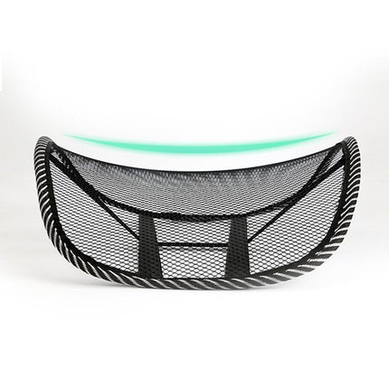 2x Mesh Lumbar Back Support for Office Home Car Seat Chair Truck Pillow Cushion - Aimall