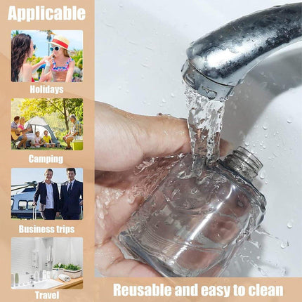 Mini Shampoo Dispenser Portable Travel Bottle SetTravel Bottles for Toiletries