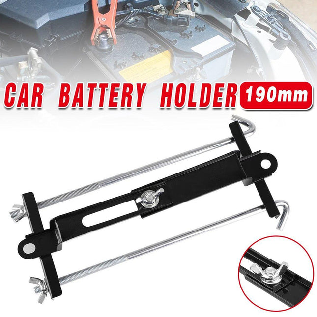 190mm Adjustable Car Battery Fixing Bracket Automotive Holder Mount Clamp