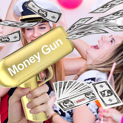 Electric Money Spray Toy Cash Bill Sprayer Machine for Party Fun Gift Kids