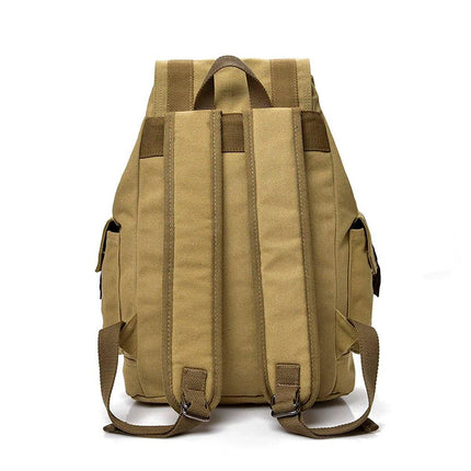 Unisex Retro Rucksack Large Capacity Travel Bag Leisure Backpack Schoolbag