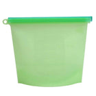 Reusable Silicone Food Storage Bags Leak proof Microwave Freezer Freshness Safe 1000ml*2 - Aimall