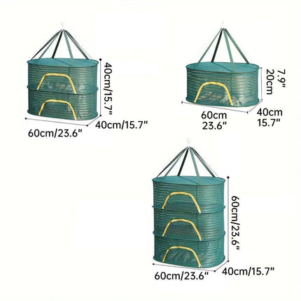 Anti Mosquito Fully Enclosed Drying Net Basket for Fish Vegetables Fruit Herbs