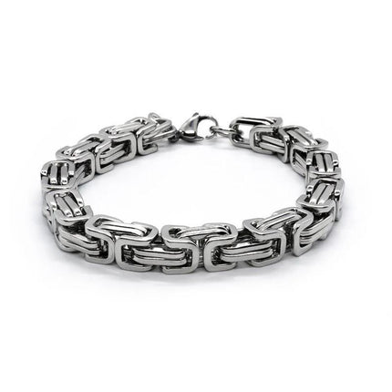 Chic Titanium Steel Masculine Bracelet Lobster Claw Buckle for Men & Boys - Aimall