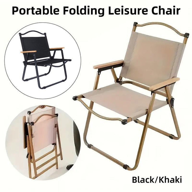 Portable Outdoor Folding Chair Light Aluminum Alloy Stool for Camping Picnic