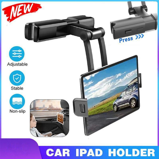 Universal 360° Car Seat Back Headrest Mount Holder for Apple iPad Phone Tablet - Aimall