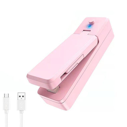 Portable Mini Heat Sealing Machine USB Rechargeable Food Sealer Plastic Bag - Aimall