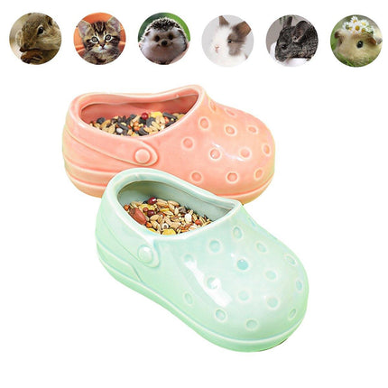 Tumble-Proof Non-Slip Hamster Food Bowl Hedgehog Feeder Squirrel Dish Plate