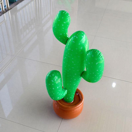 Cactus Decorations Party Mexican Cowboy Supplies Prop Inflatable Blow Up Western - Aimall