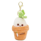 Lifelike Plants Potted Radish Stuffed Plush Toys Cartoon Plants kid keychain - Aimall