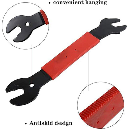 Durable Bicycle Pedal Removal Tool 15mm 16mm 17mm Bike Repair Uphold Wrench Tool